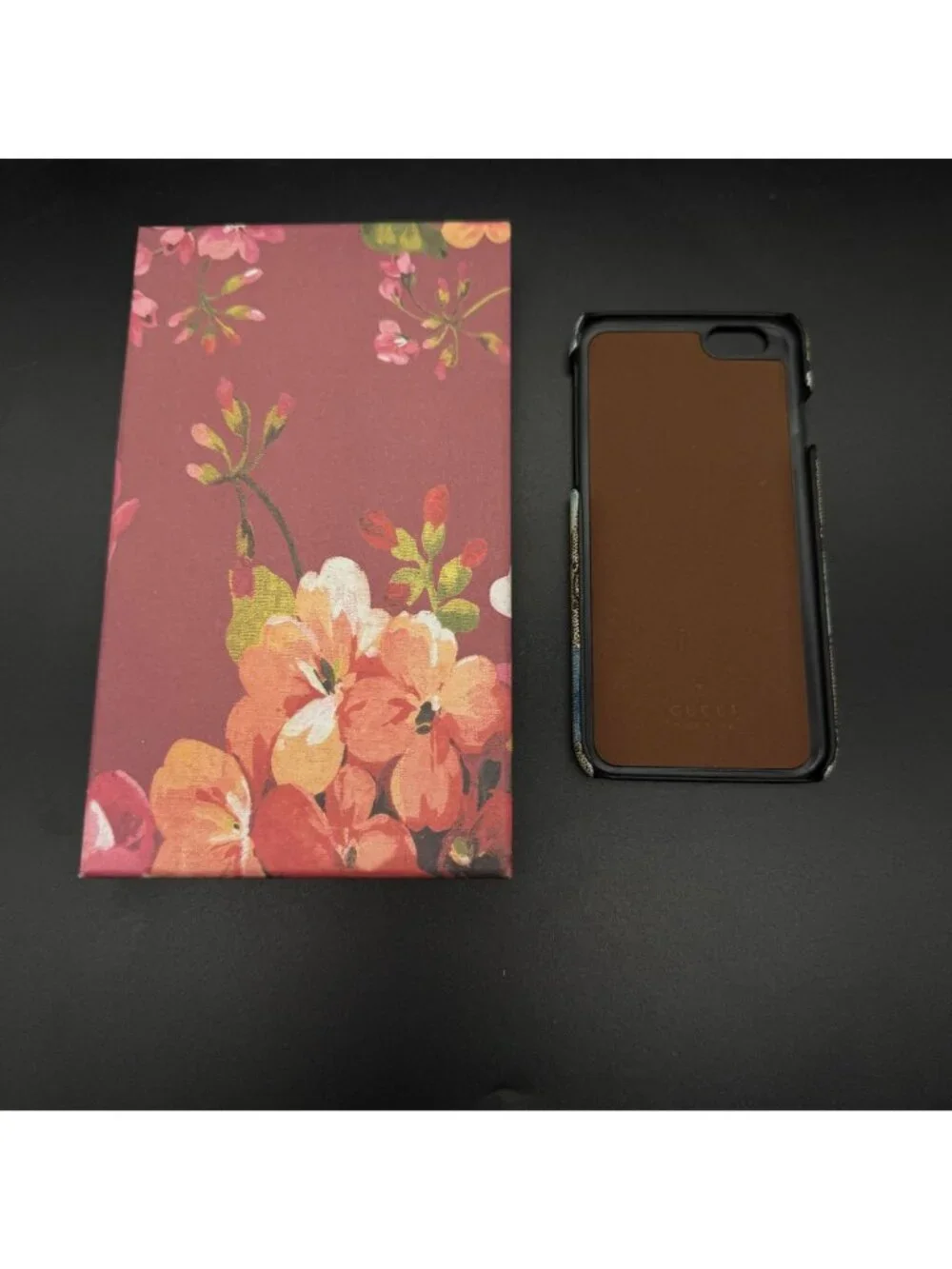 Gucci GG Blooms Blue Floral iPhone Case 6/6s Plus w Box Designer Luxury Logo